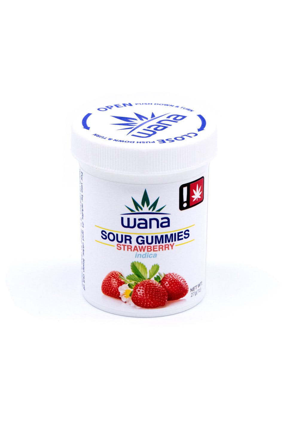 edible-wana-sour-strawberry-indica-thc-gummies