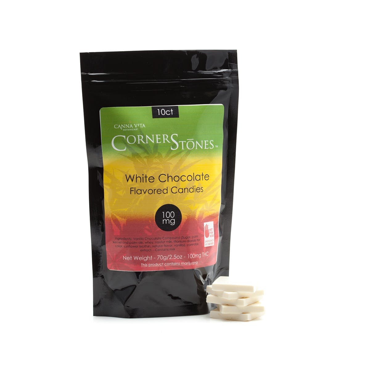 White Chocolate Candies 100mg