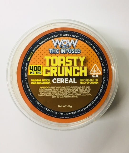 WOW Cereal 400mg- Toasty Crunchies