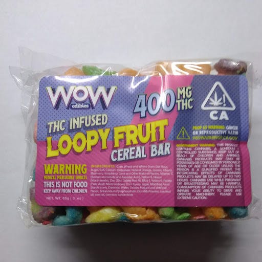 Wow Cereal Bar - Loop Fruit