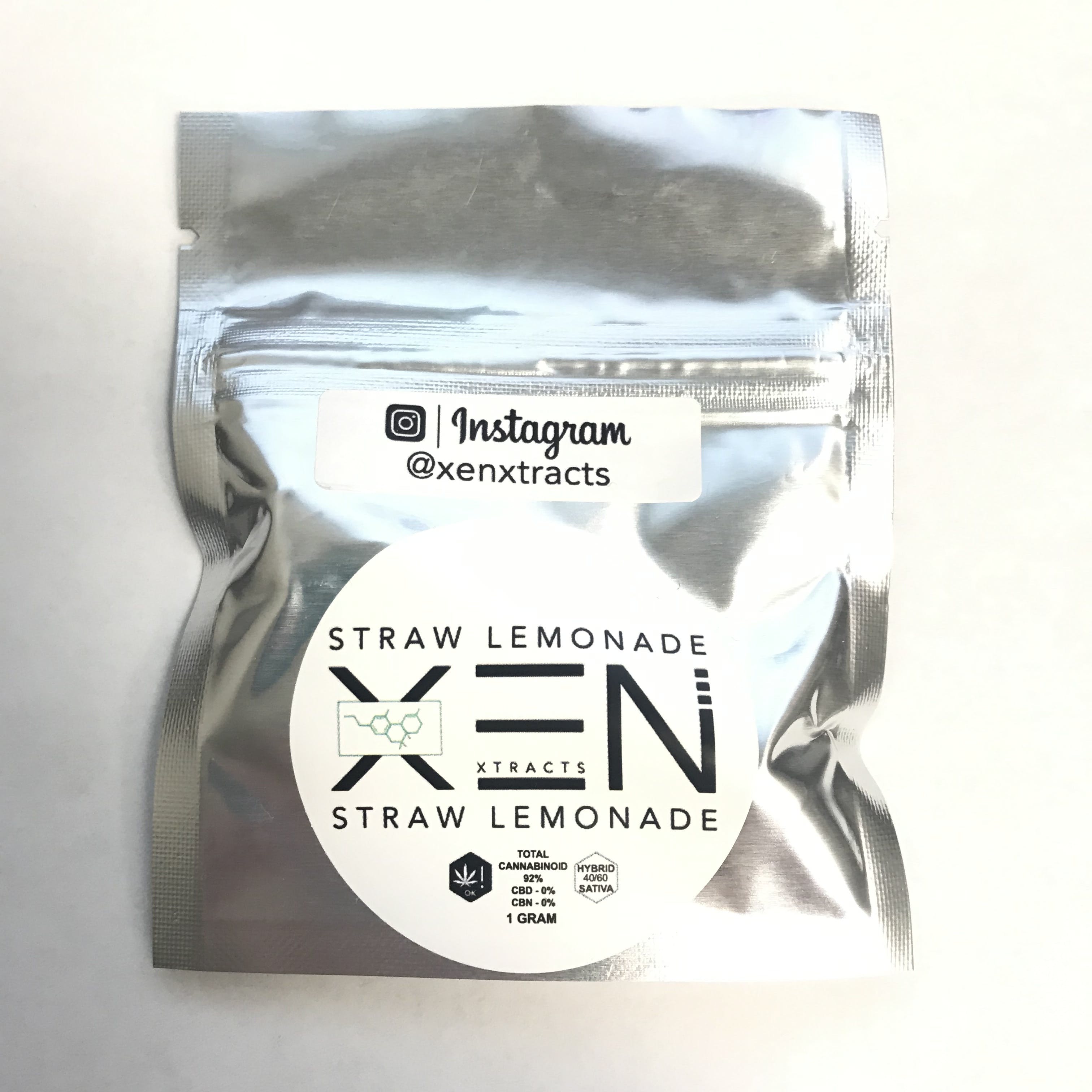 Xen Xtracts Straw Lemonade Cartridge